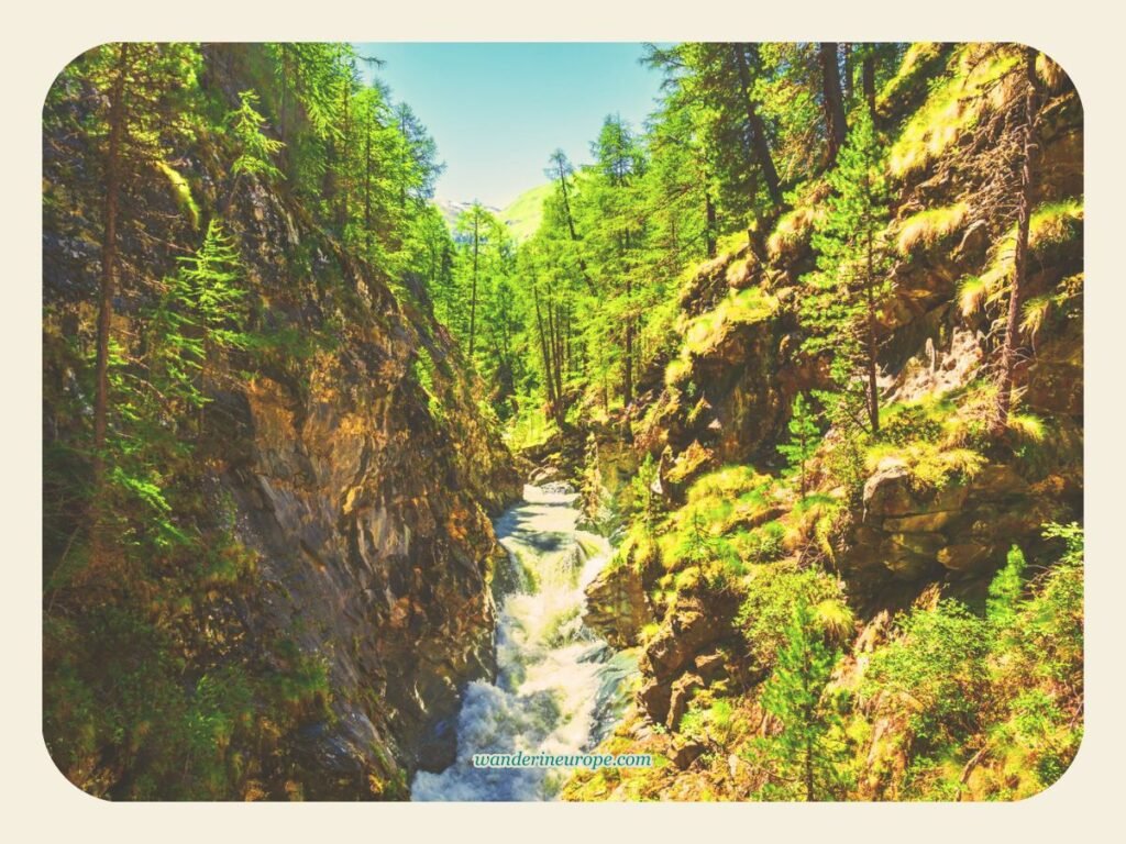 Gorner Gorge, Zermatt, Switzerland