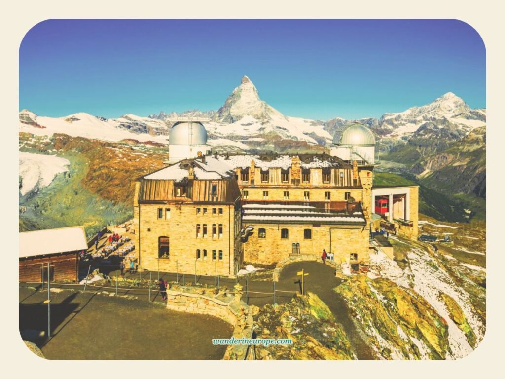 Gornergrat with Matterhorn in the backdrop, Zermatt, Switzerland