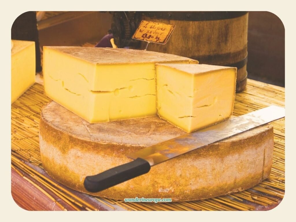 Gruyere Cheese in Gruyeres, Switzerland