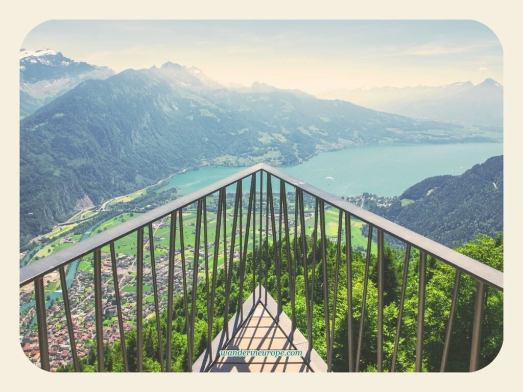 Harder Kulm, a destination of this Interlaken itinerary, Switzerland