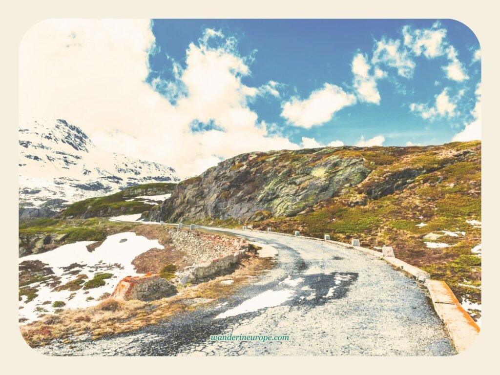 Hiking Trail in Simplon Pass, Brig, Switzerland