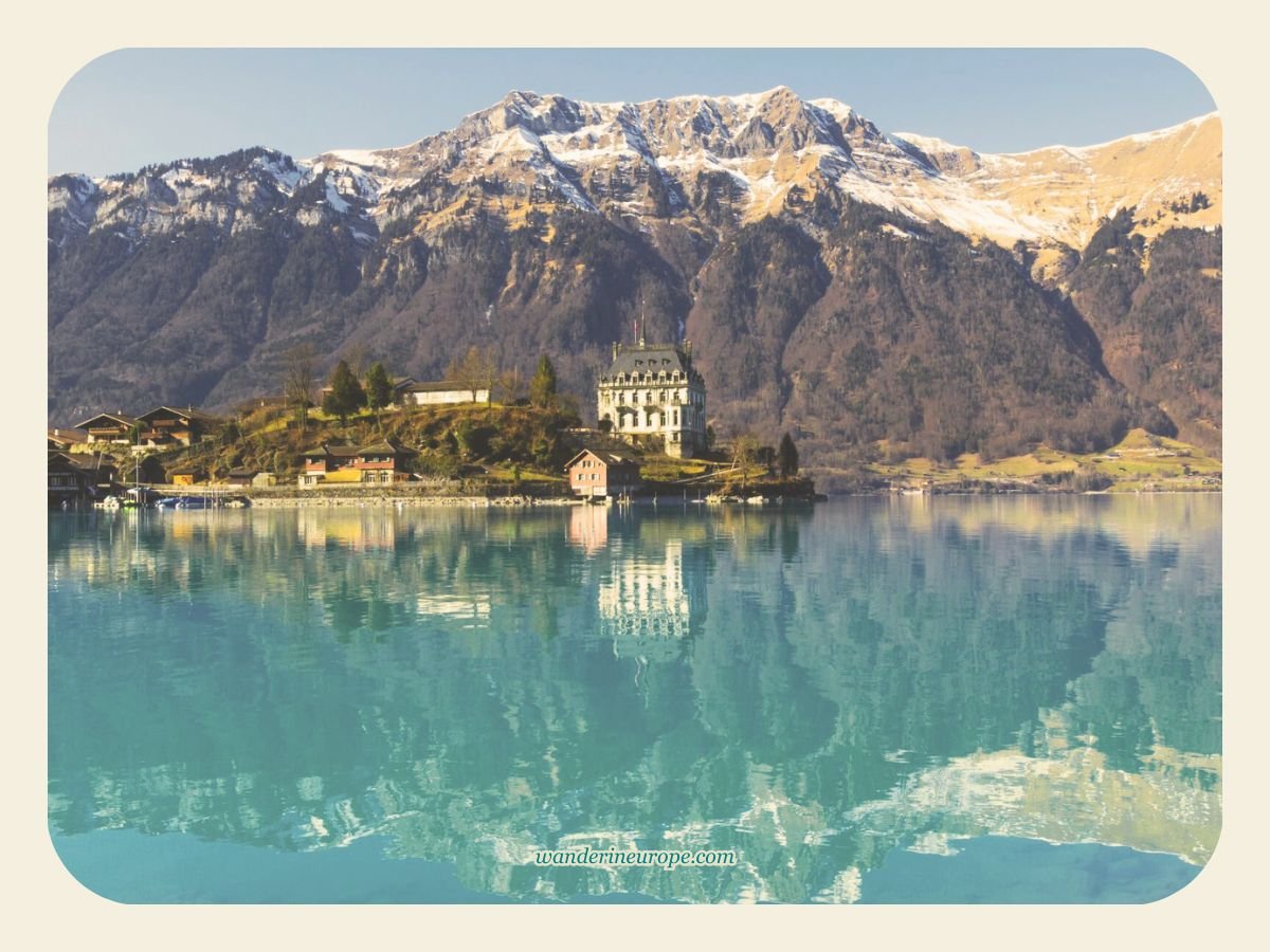 Epic Jungfrau Region 7-Day Itinerary Based in Interlaken 9 Iseltwald in Lake Brienz, a destination of this Interlaken itinerary, Switzerland