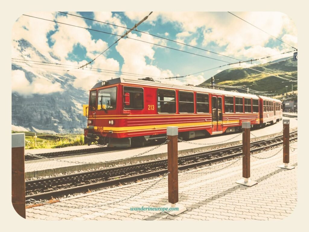 Jungfraurail, a destination of this Interlaken itinerary, Switzerland