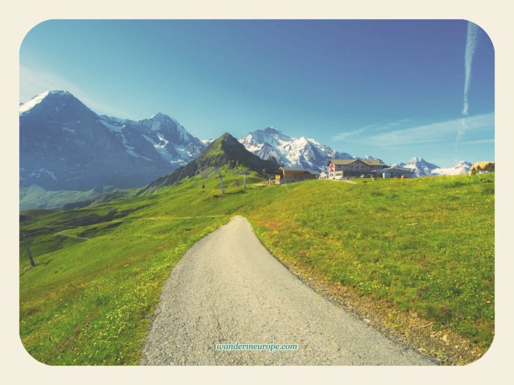 Jump off hike to Kleine Scheidegg, a destination of this Interlaken itinerary, Switzerland