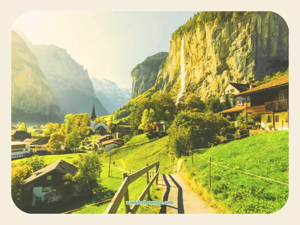 Lauterbrunnen, a destination of this Interlaken itinerary, Switzerland