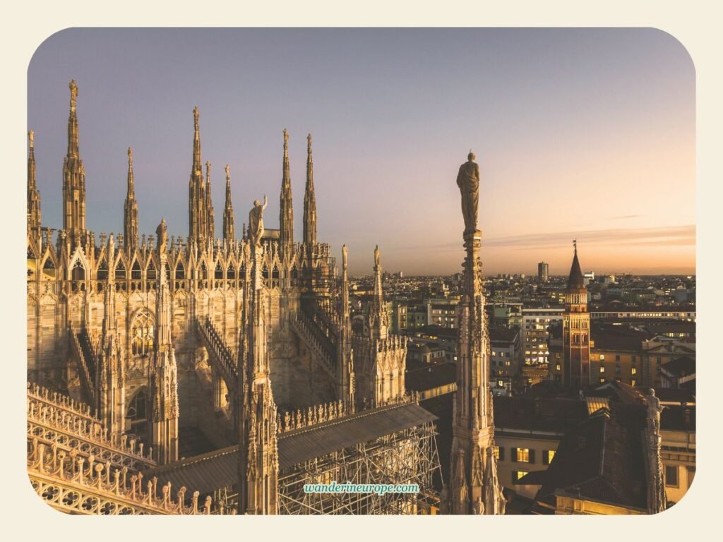 Milan, the 11th nearest city to the Swiss Alps, Switzerland