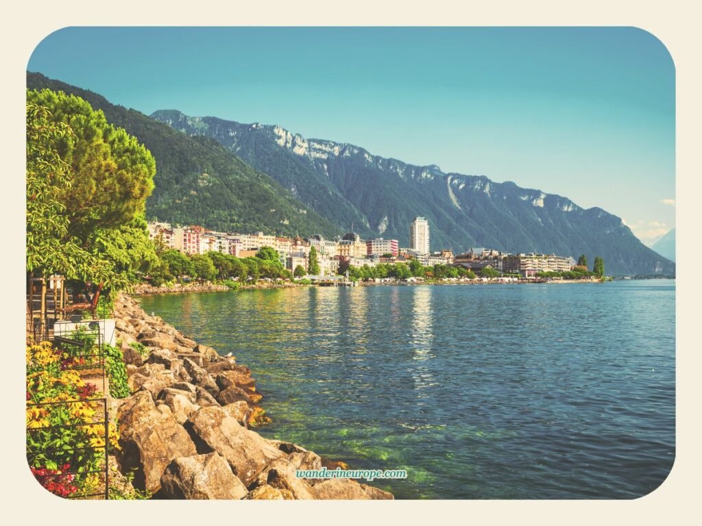 Montreux, the 6th nearest city to the Swiss Alps, Switzerland