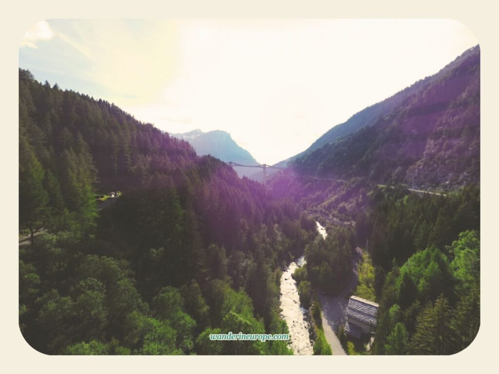 New Ganter Bridge, Simplon Pass, Brig, Switzerland