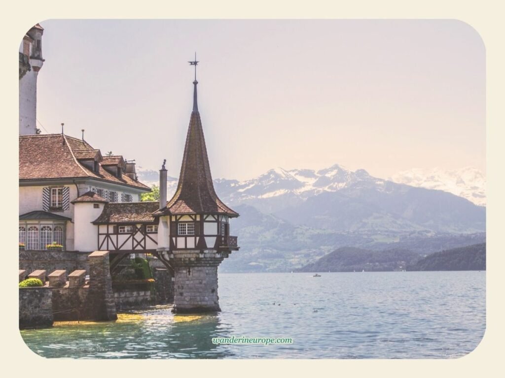 Oberhofen Castle, a destination of this Interlaken itinerary, Switzerland