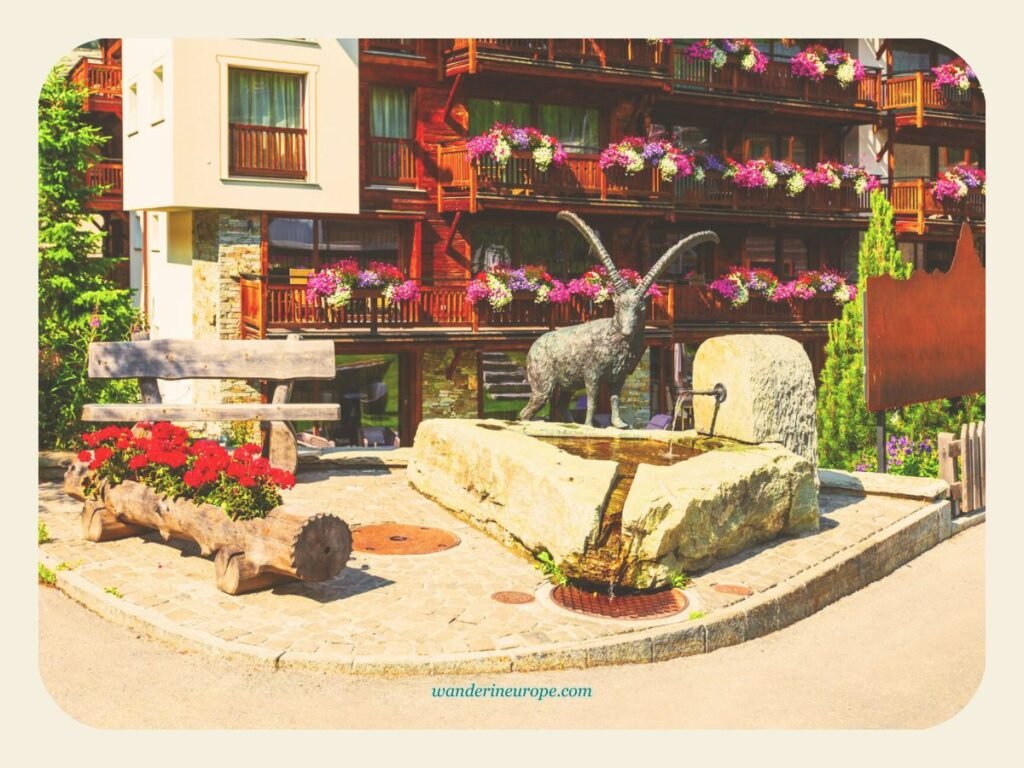 Discover the Best of Zermatt: A Guide to Amazing Experiences 15 Quaint alpine scenery in the middle of the village of Zermatt, Switzerland