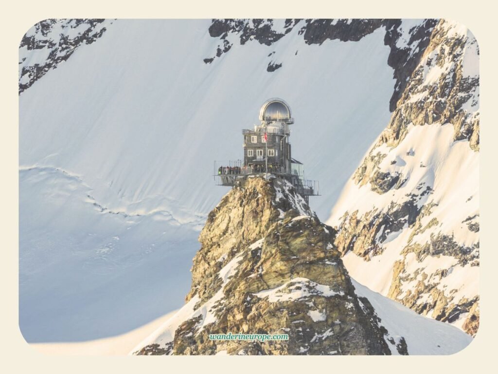 Sphinx Observatory in Jungfraujoch, a destination of this Interlaken itinerary, Switzerland