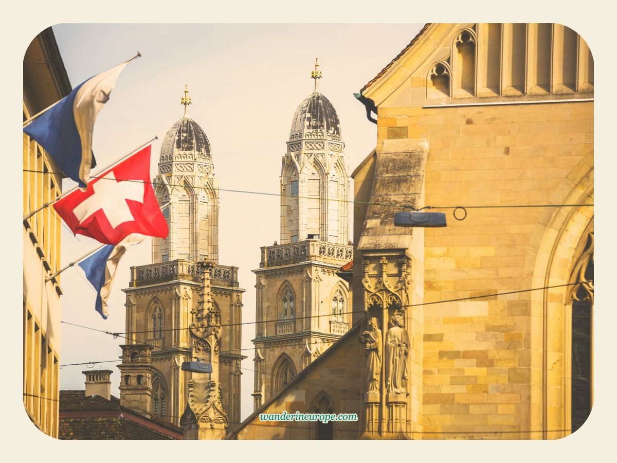 Why Zurich Deserves a Spot on Your Switzerland Itinerary 2 Spires of Grossmunster, Photo inspiration, Zurich, Switzerland