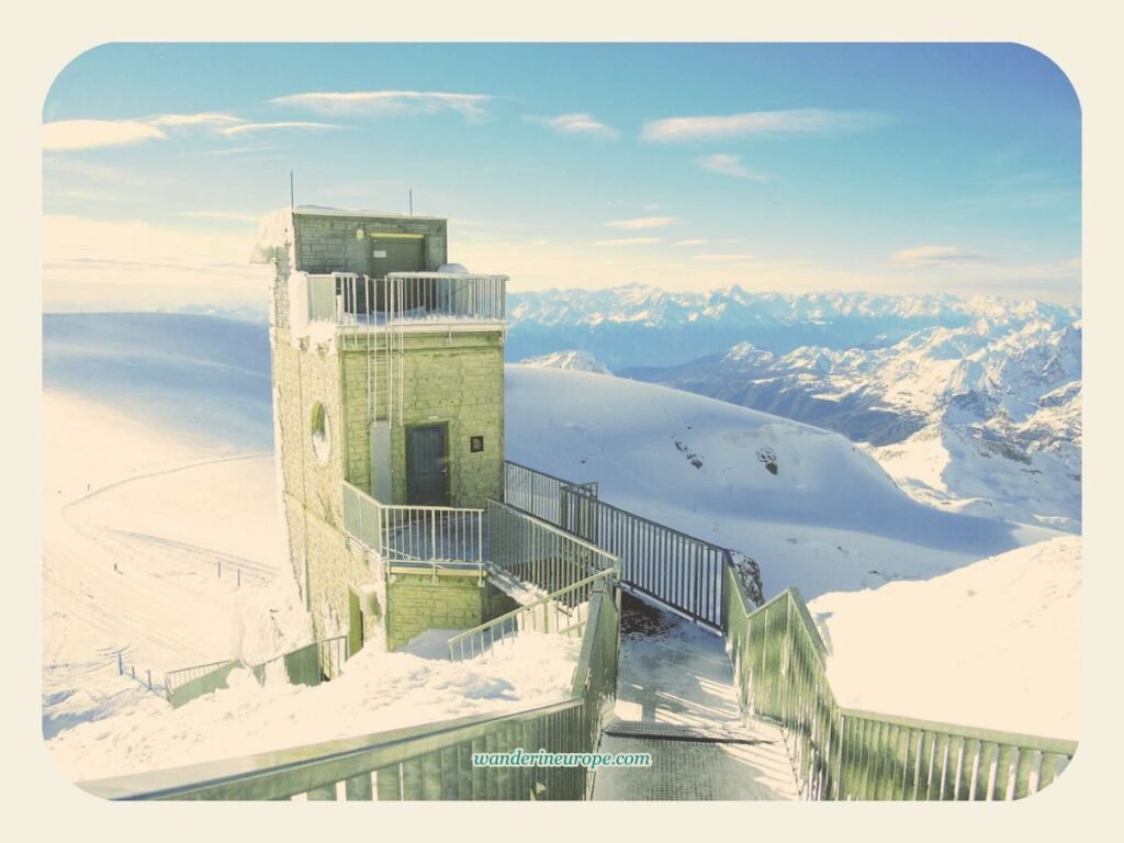 View from Klein Matterhorn, Zermatt, Switzerland