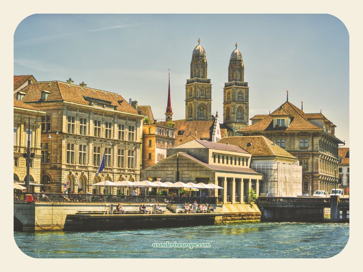 Why Zurich Deserves a Spot on Your Switzerland Itinerary 9 View from the river, Photo inspiration, Zurich, Switzerland