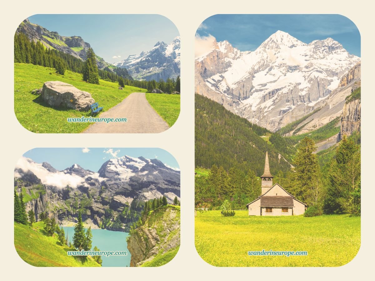 10 Attractions and Activities to Experience in Kandersteg 4 Views while hiking in the village and oeschinensee, Kandersteg, Switzerland