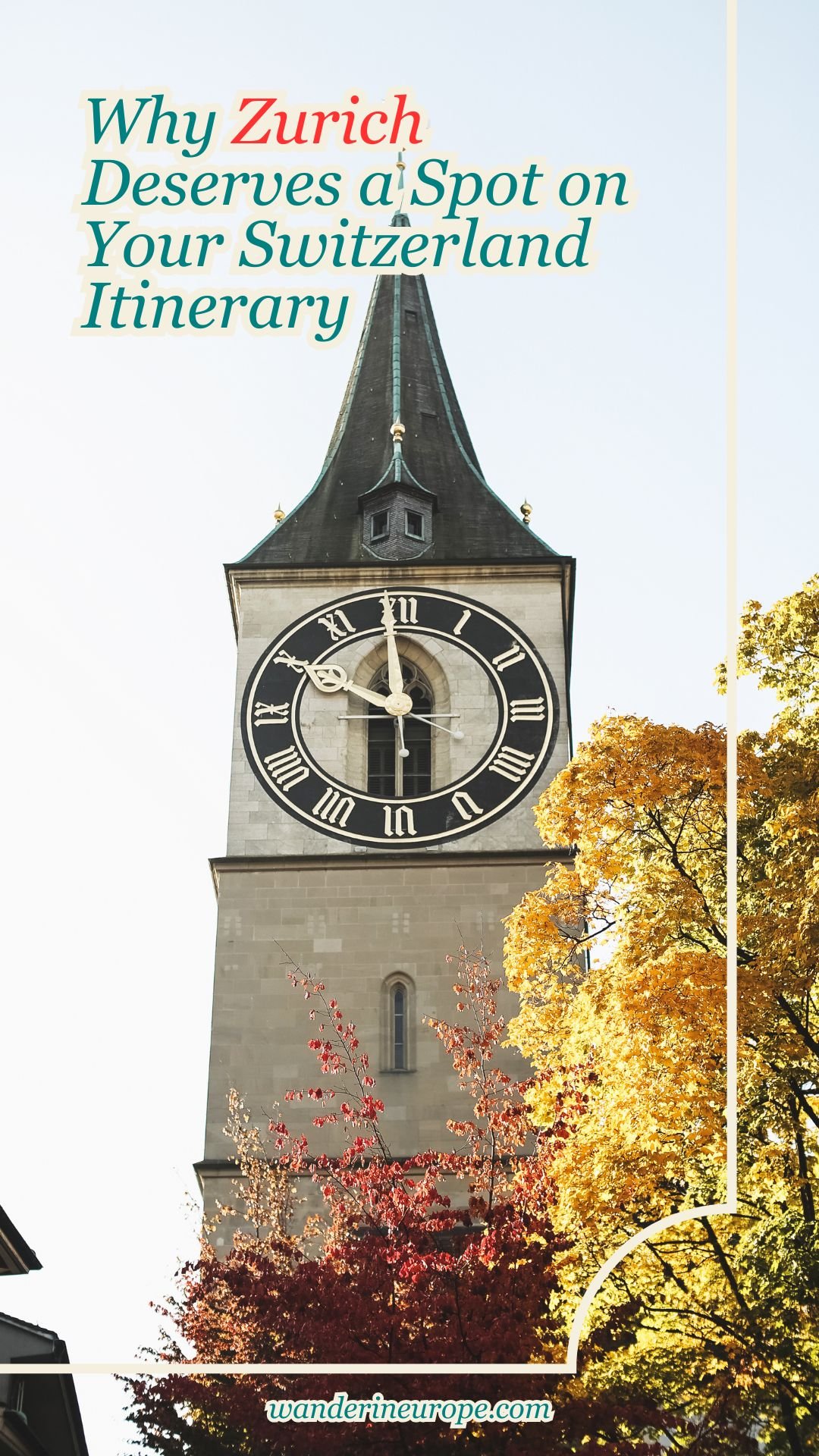 Why Zurich Deserves a Spot on Your Switzerland Itinerary 35 Why Zurich Deserves a Spot on Your Switzerland Itinerary, Pinterest Pin